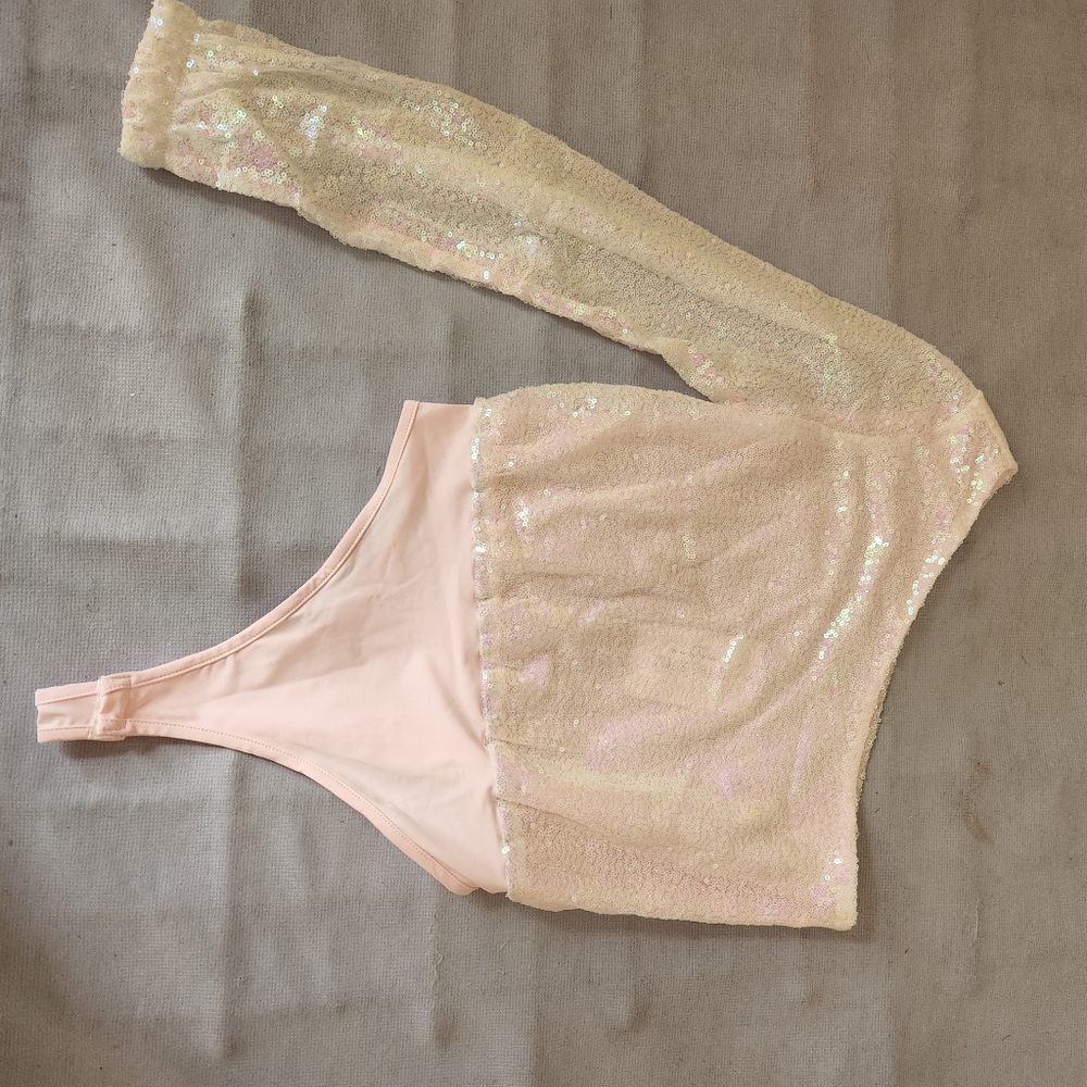 Iridescent Sequined Body Suit